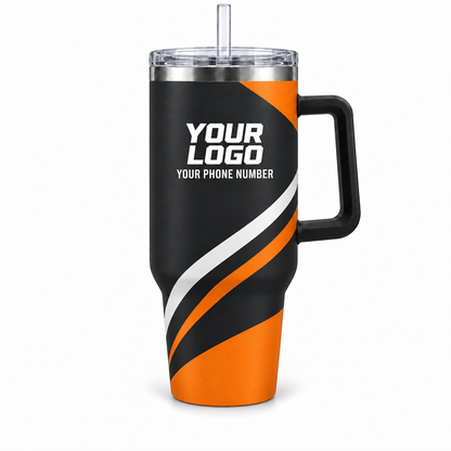 JRN012 personalized tumbler 40oz front product mockup