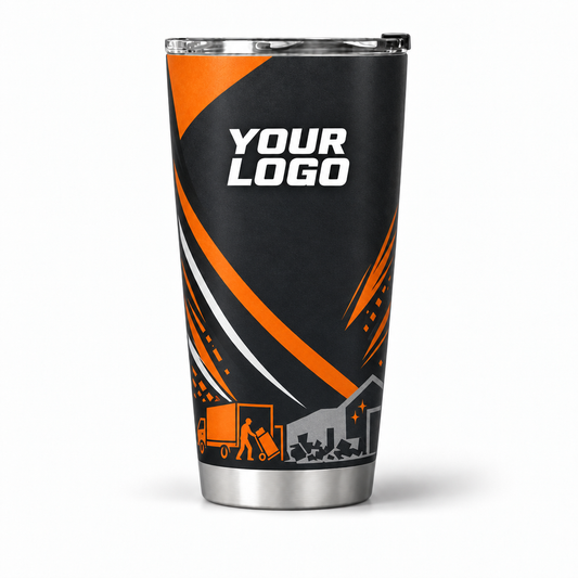 JRN013 personalized tumbler 20oz front product mockup