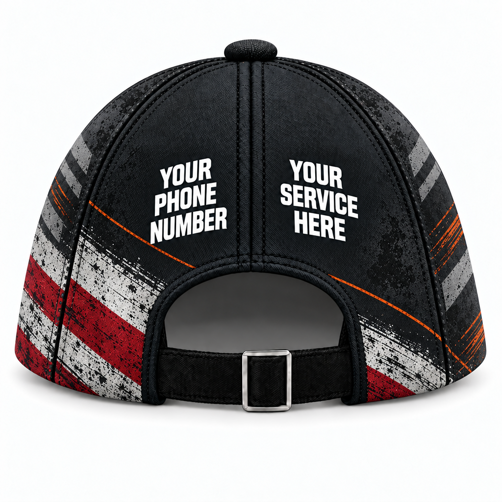 JRN014 personalized cap back product mockup