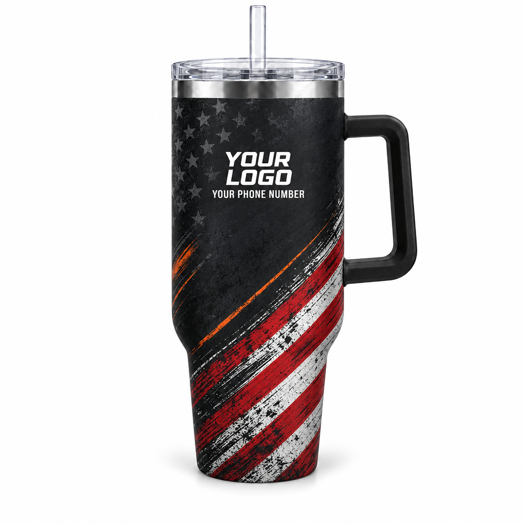 JRN014 personalized tumbler 40oz front product mockup