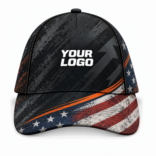 JRN015 personalized cap front product mockup
