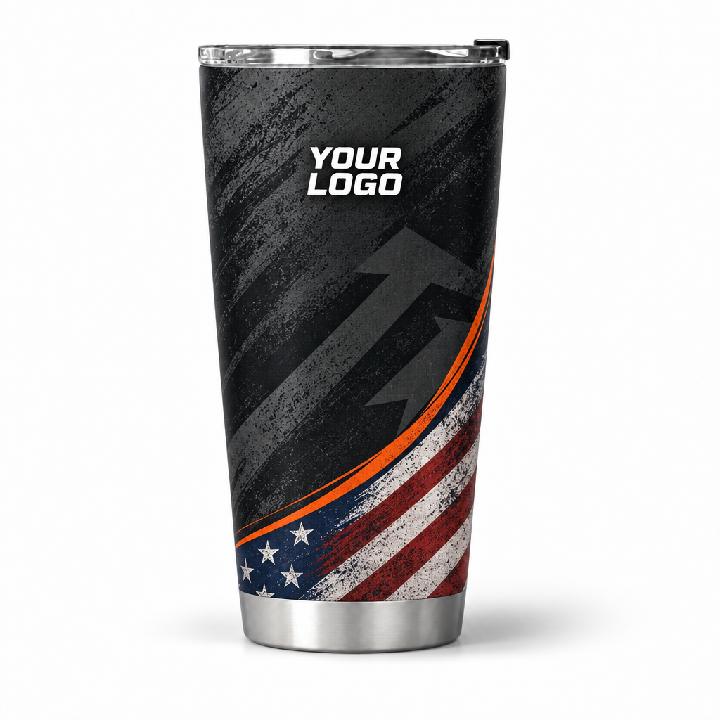 JRN015 personalized tumbler 20oz front product mockup