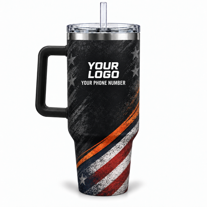JRN015 personalized tumbler 40oz back product mockup