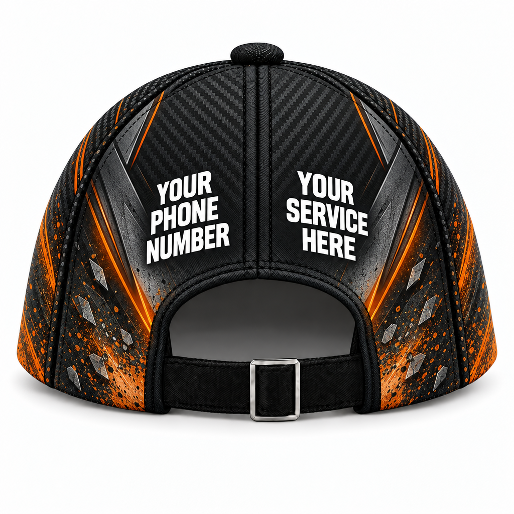 JRN016 personalized cap back product mockup