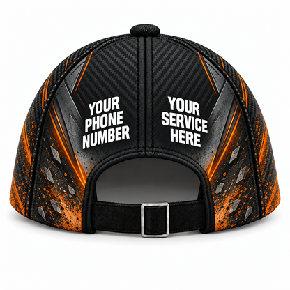 JRN016 personalized cap back product mockup