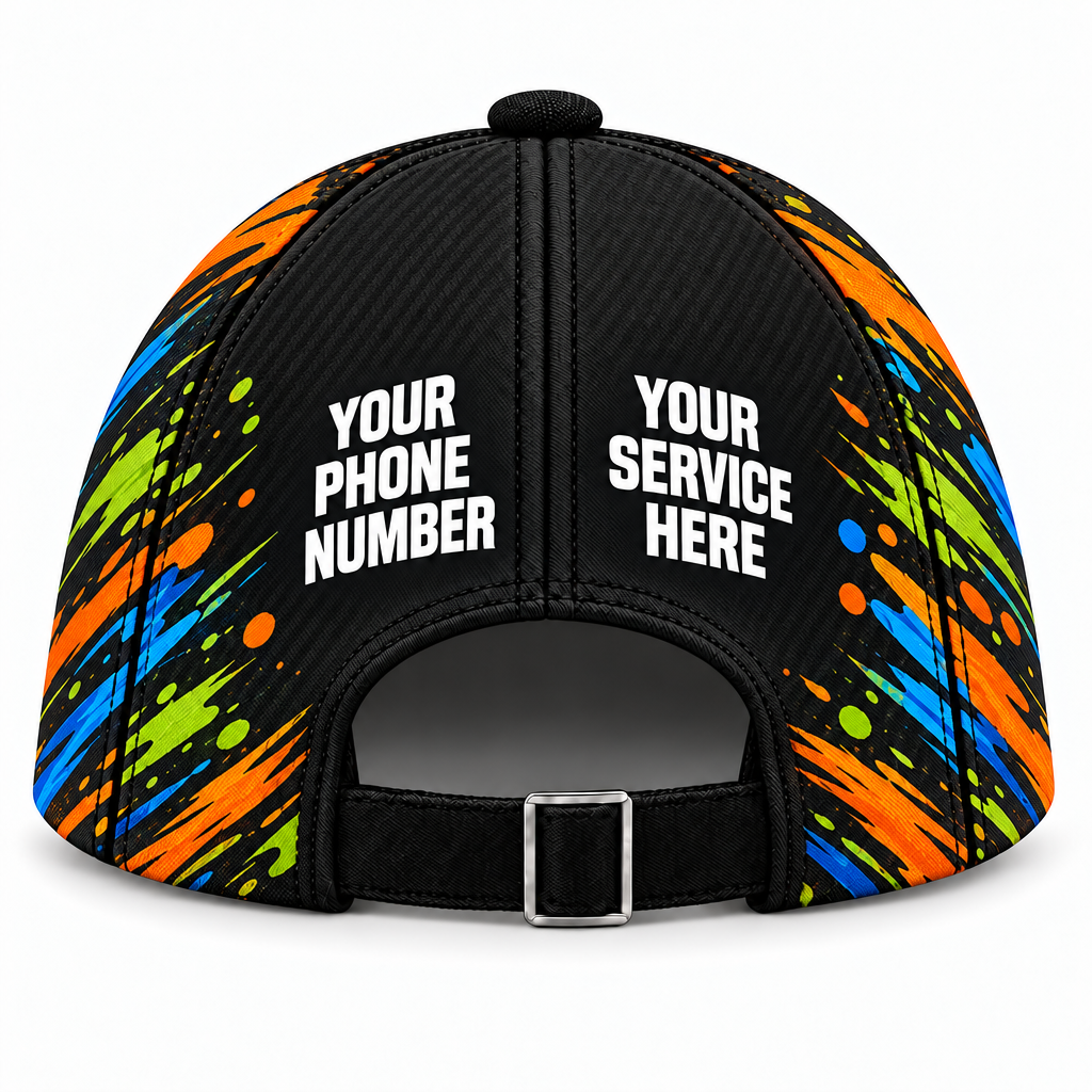 JRN017 personalized cap back product mockup