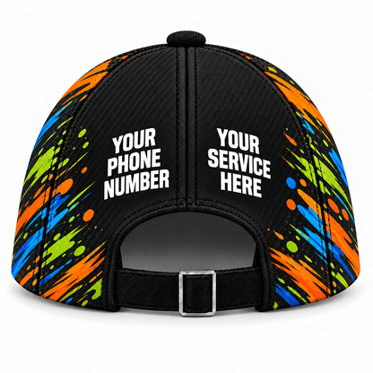 JRN017 personalized cap back product mockup