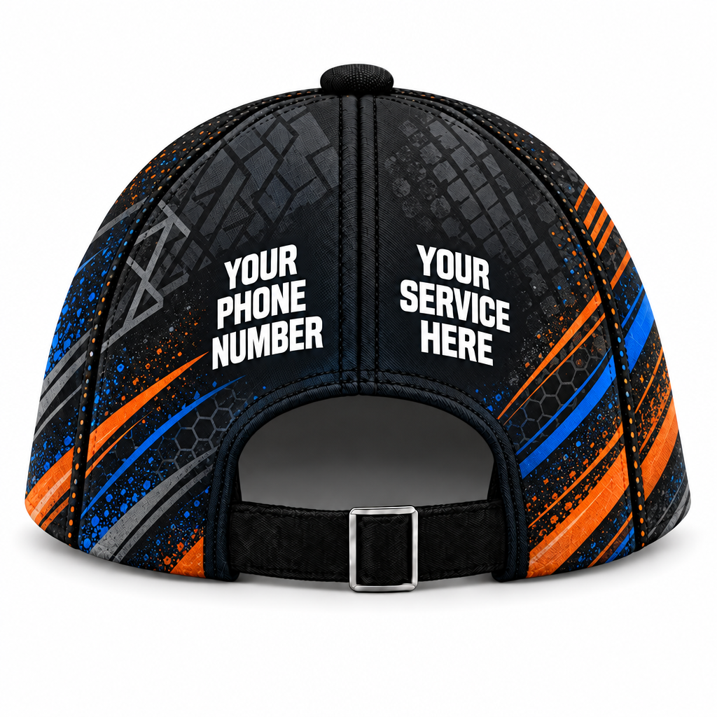 JRN018 personalized cap back product mockup