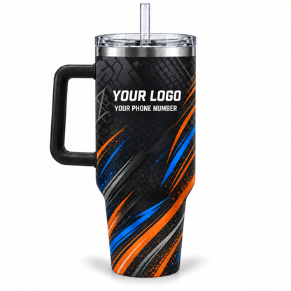 JRN018 personalized tumbler 40oz back product mockup