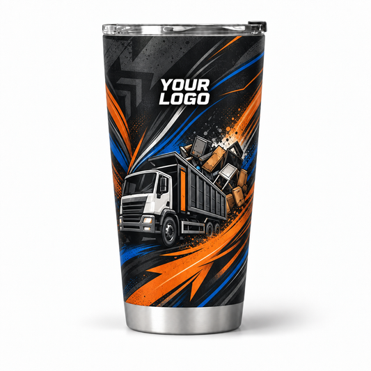 JRN019 personalized tumbler 20oz front product mockup