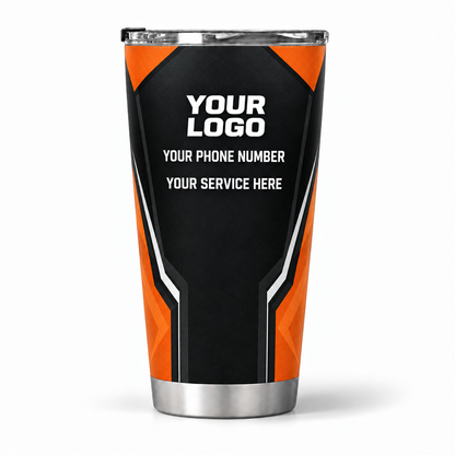 JRN020 personalized tumbler 20oz back product mockup