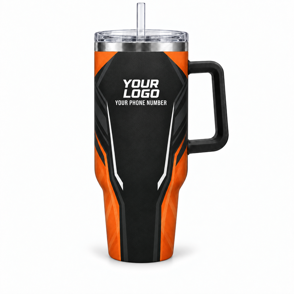 JRN020 personalized tumbler 40oz front product mockup
