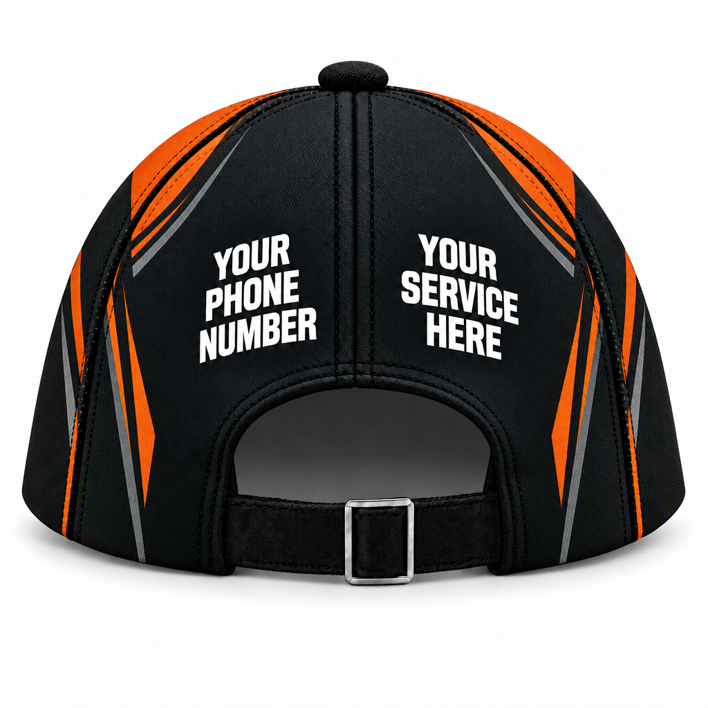 JRN021 personalized cap back product mockup