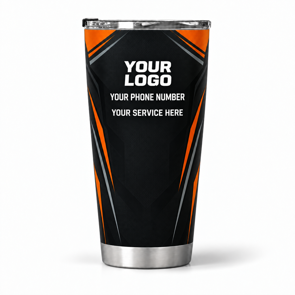 JRN021 personalized tumbler 20oz back product mockup