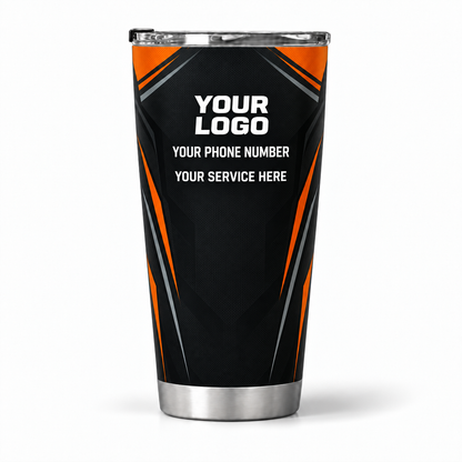 JRN021 personalized tumbler 20oz back product mockup