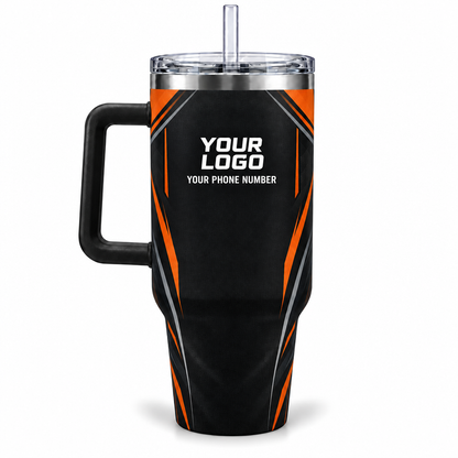 JRN021 personalized tumbler 40oz back product mockup