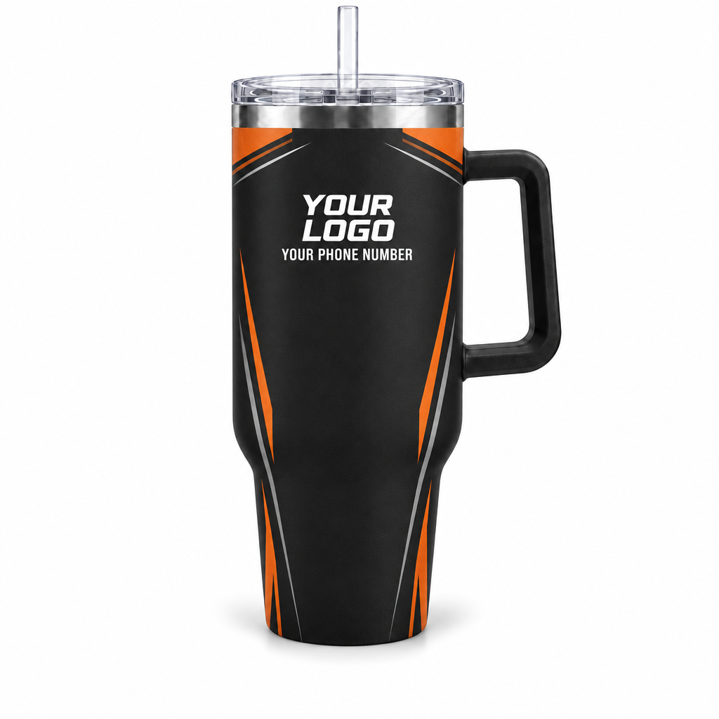 JRN021 personalized tumbler 40oz front product mockup