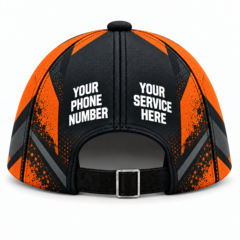JRN022 personalized cap back product mockup