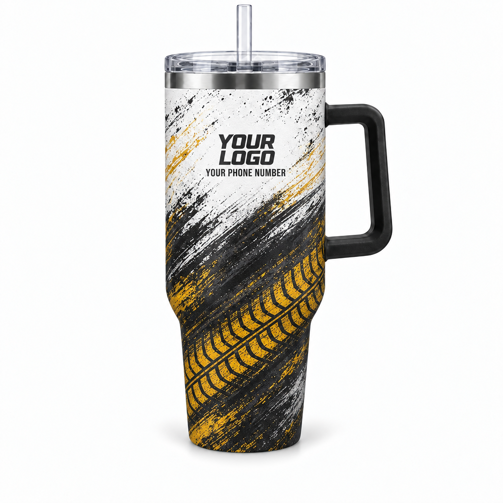 JRN023 personalized tumbler 40oz front product mockup