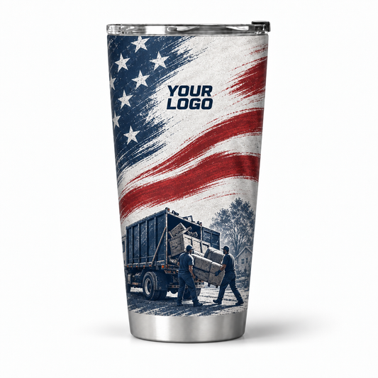 JRN024 personalized tumbler 20oz front product mockup
