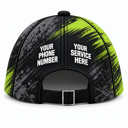 JRN025 personalized cap back product mockup