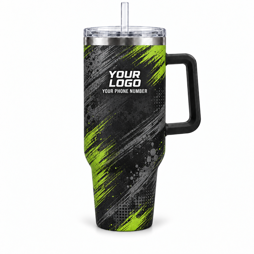 JRN025 personalized tumbler 40oz front product mockup