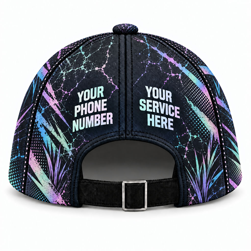 LCABSV0015 personalized cap back product mockup