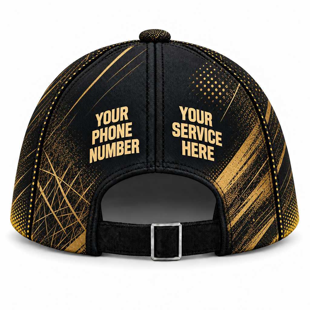 LCABSV0018 personalized cap back product mockup