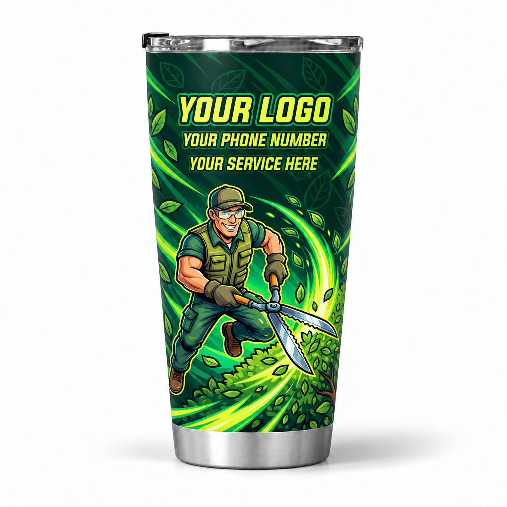 LCGP0014 personalized tumbler 20oz back product mockup