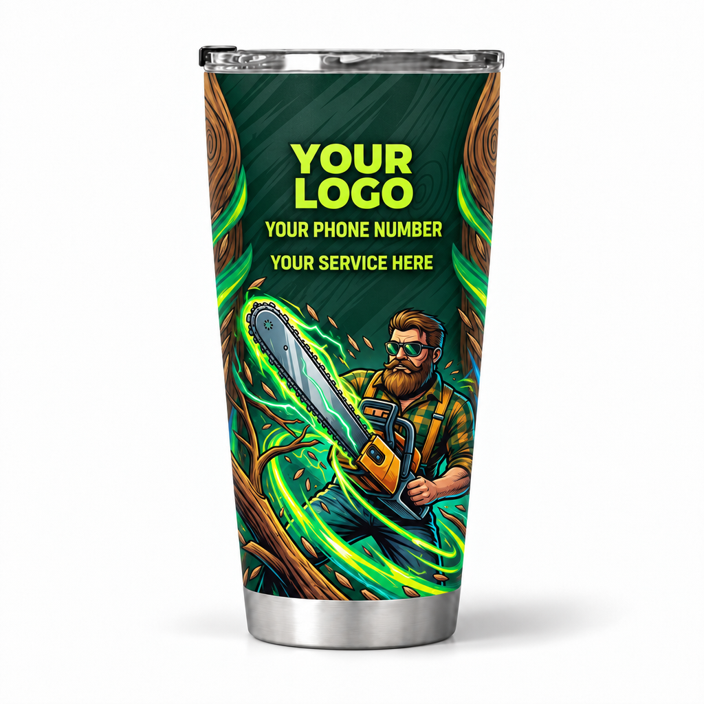 LCGP0018 personalized tumbler 20oz back product mockup