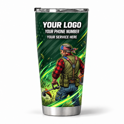 LCGP0019 personalized tumbler 20oz back product mockup