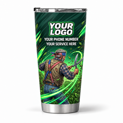 LCGP0022 personalized tumbler 20oz back product mockup