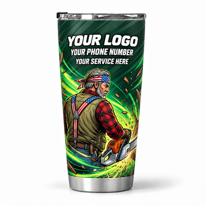 LCGP0023 personalized tumbler 20oz back product mockup