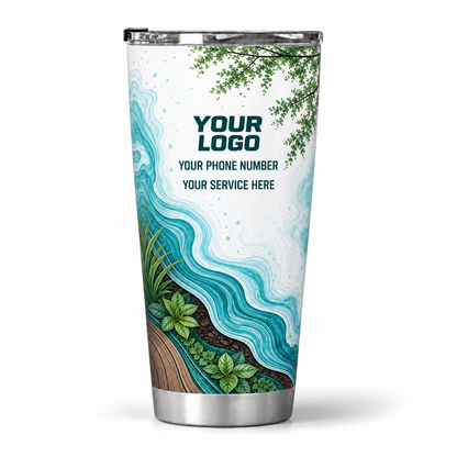 LCGP0035 personalized tumbler 20oz back product mockup
