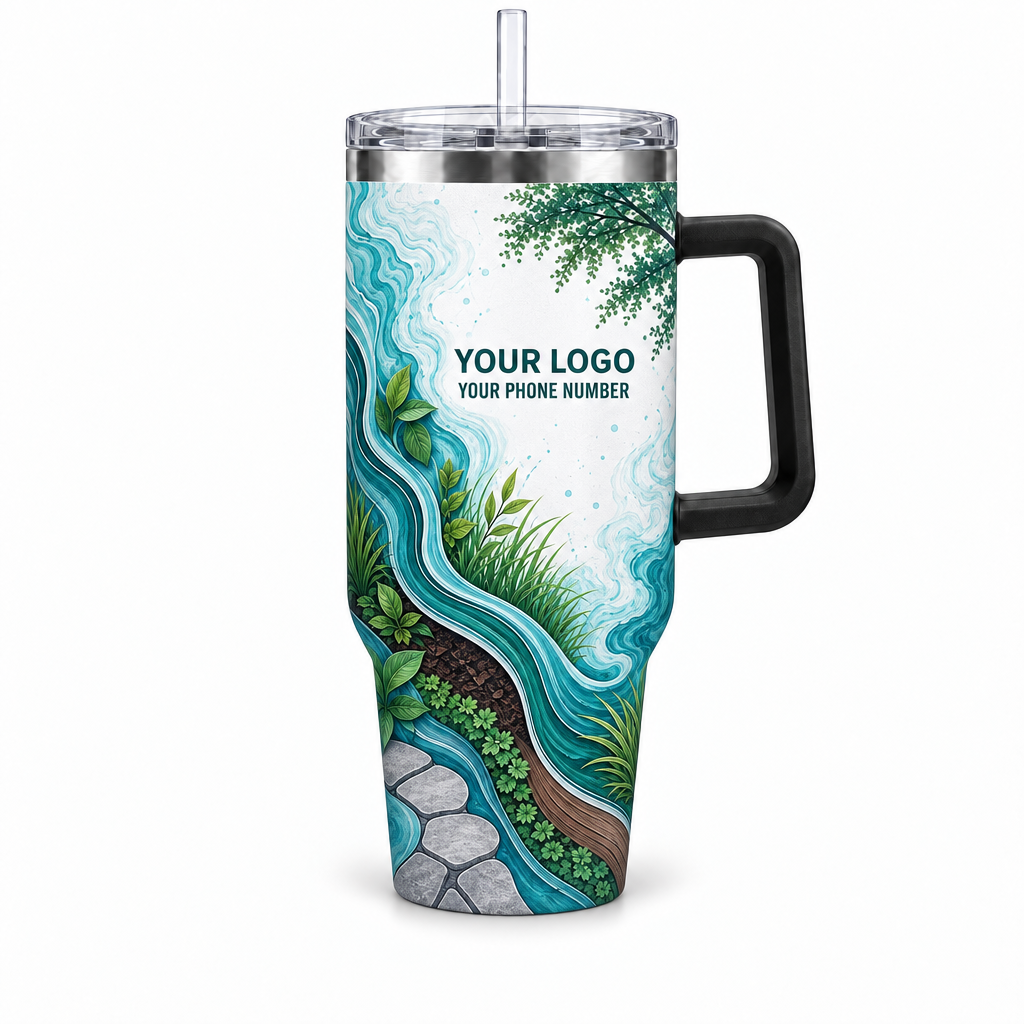 LCGP0035 personalized tumbler 40oz front product mockup