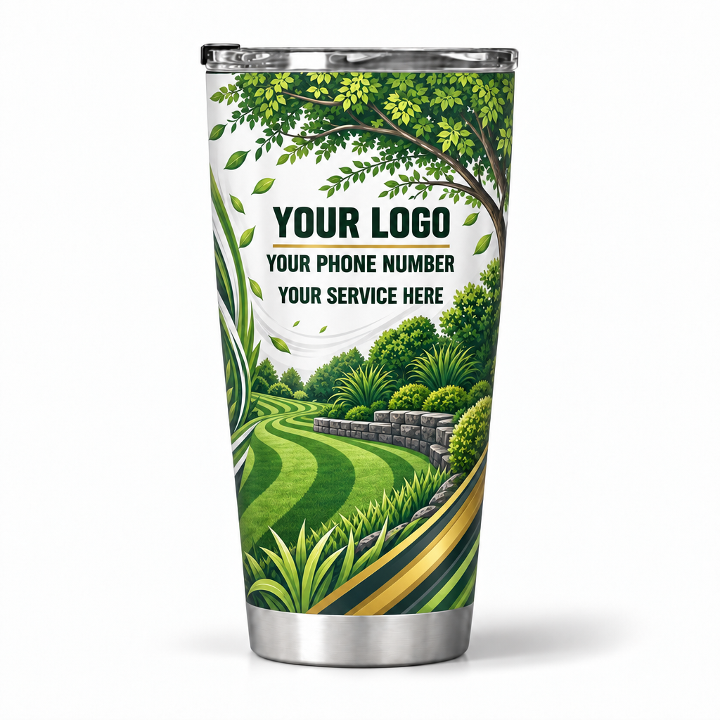 LCGP0039 personalized tumbler 20oz back product mockup