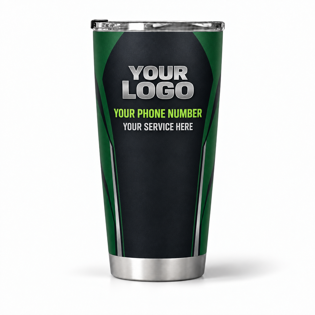 LCHD0004 personalized tumbler 20oz back product mockup