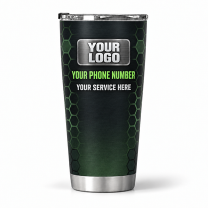 LCHD0005 personalized tumbler 20oz back product mockup