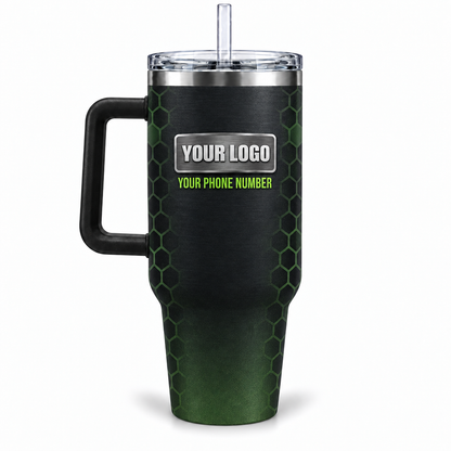 LCHD0005 personalized tumbler 40oz back product mockup