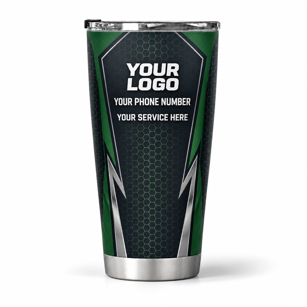 LCHD0006 personalized tumbler 20oz back product mockup