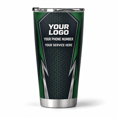 LCHD0006 personalized tumbler 20oz back product mockup
