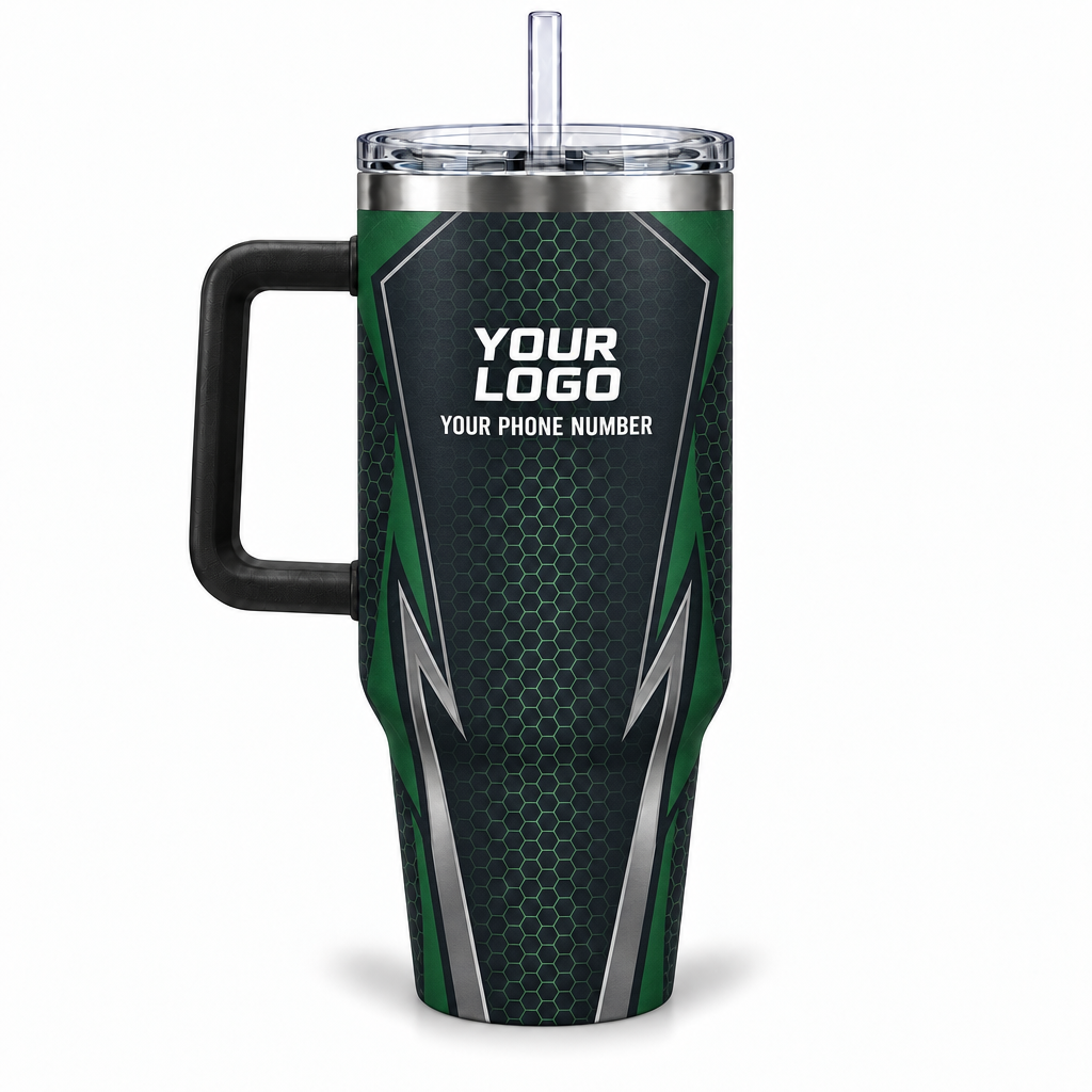 LCHD0006 personalized tumbler 40oz back product mockup