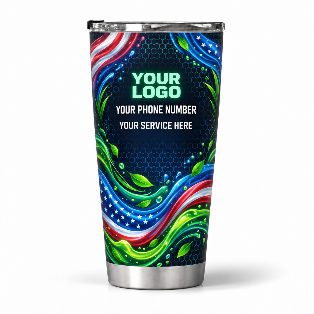 LCLG00003 personalized tumbler 20oz back product mockup