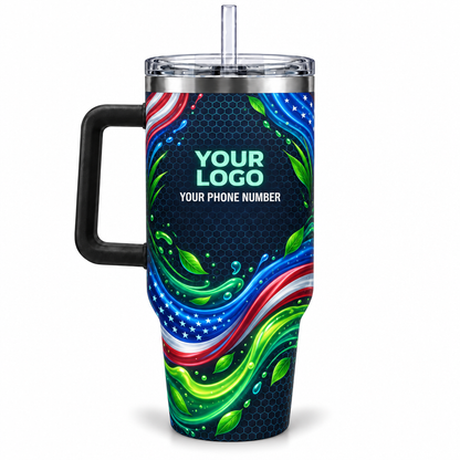 LCLG00003 personalized tumbler 40oz back product mockup