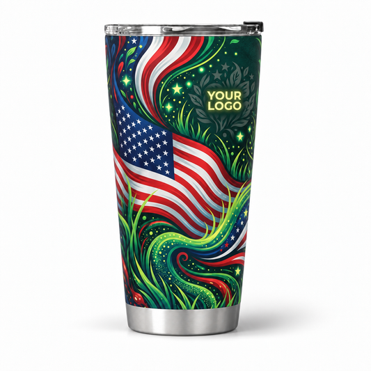 LCLG00004 personalized tumbler 20oz front product mockup