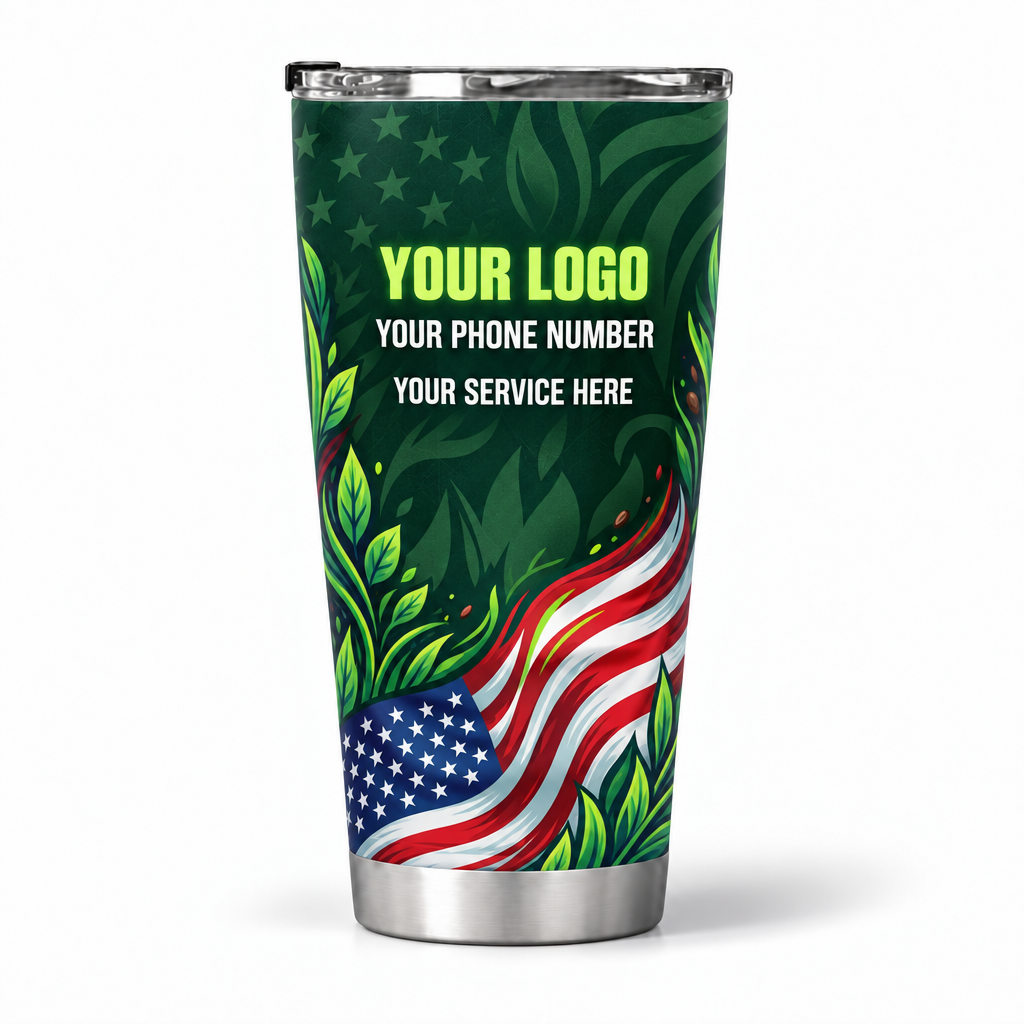 LCLG0005 personalized tumbler 20oz back product mockup
