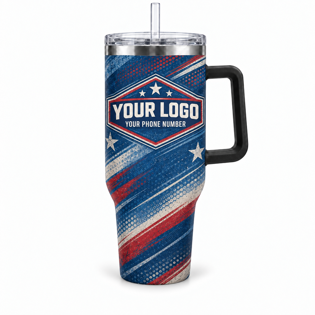 LCLG0006 personalized tumbler 40oz front product mockup