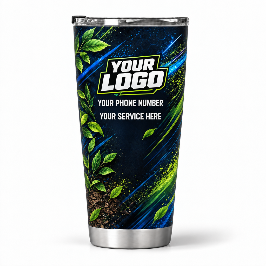 LCN001 personalized tumbler 20oz back product mockup