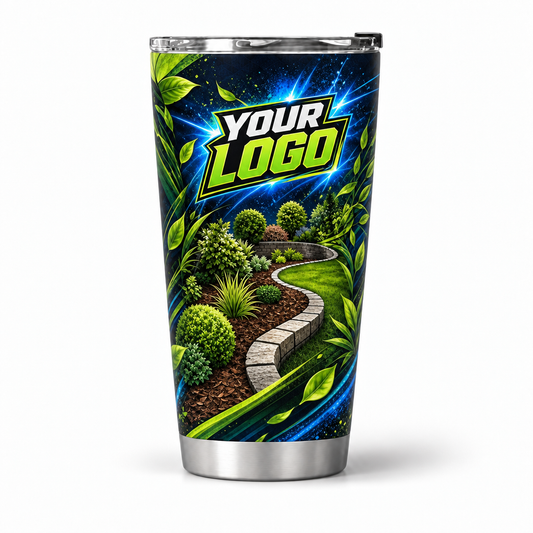 LCN001 personalized tumbler 20oz front product mockup