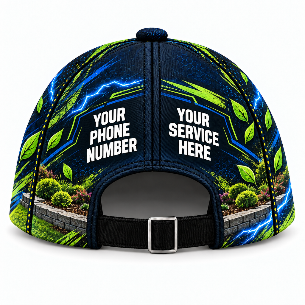 LCN002 personalized cap back product mockup